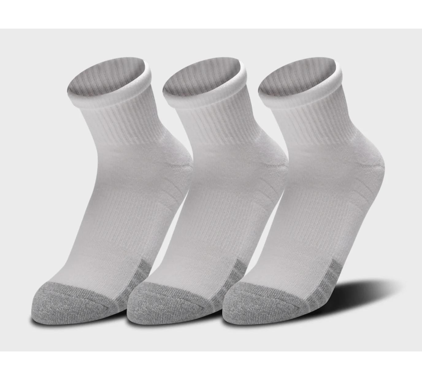 Шкарпетки Under Armour Heatgear Quarter 3pk Білий Уні