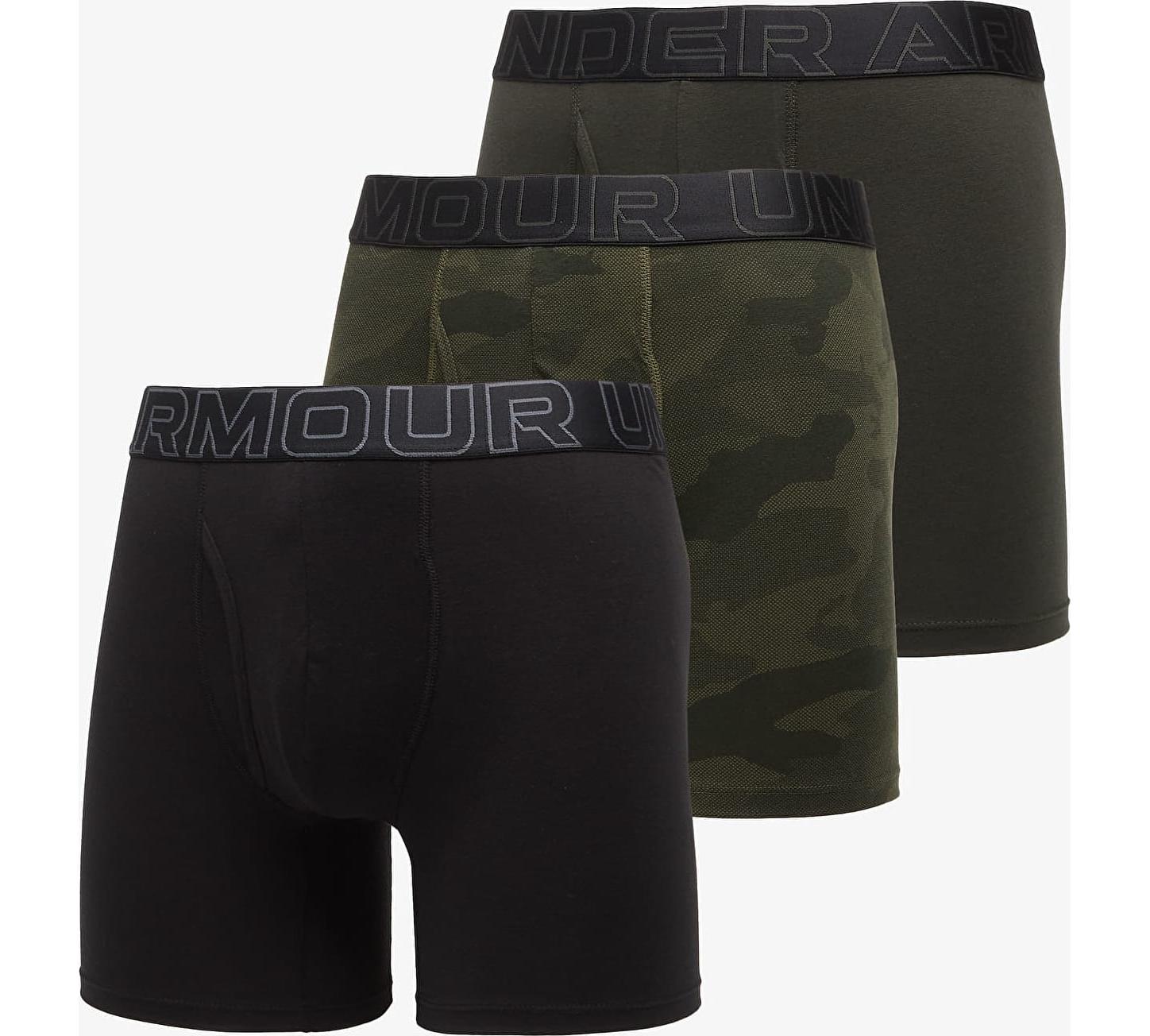 Труси Under Armour UA PERFORMANCE COTTON - PRINT 6 чорний Чол