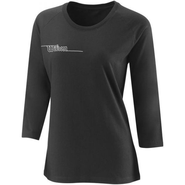 Кофта 3/4 Wilson Team II 3/4 Sleeve Tech Tee Grey/White