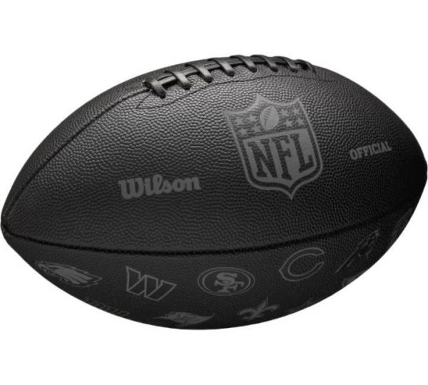 М'яч для американського футболу Wilson NFL 32 TEAM FOOTBALL BLACK OF