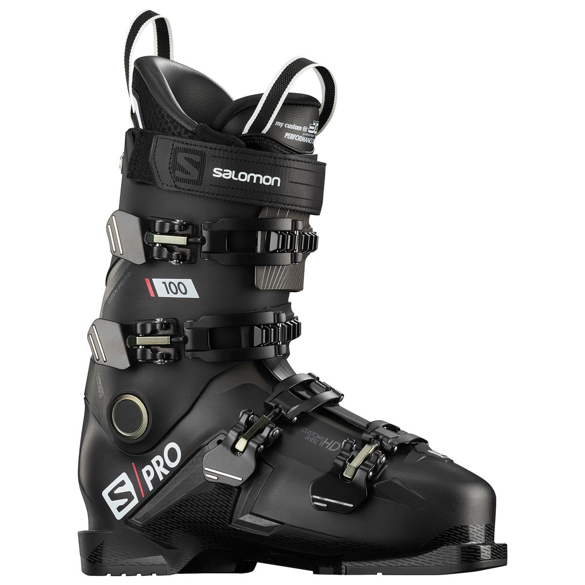 Черевики Salomon s/pro 100 black/belluga/red